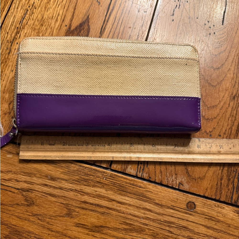 Kate Spade Purple and Cream Women's Wallet - Picture 2 of 9